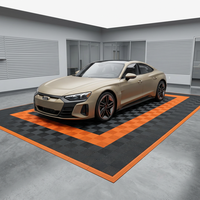 Dalles de sol de garage en PP de 18 mm, imperméables, antidérapantes, modulaires, à emboîtement, pour salle d'exposition automobile