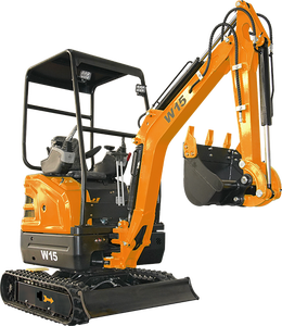 Mini-excavatrice à chenilles à moteur diesel haute efficacité, garantie 1 an, roulement, engrenage, chenille en caoutchouc pour projets de génie civil - Product Image 2