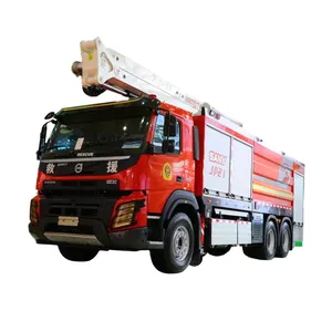 Best quality 6x4 heavy truck water tower fire fighting truck for sale