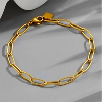 Pulsera de cadena cruzada de oro de 18 quilates ajustable, colgante cuadrado pequeño, joyería geométrica de moda para mujer, regalo, logotipo de marca grabado