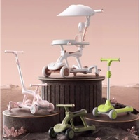 Poussette et landau 3 en 1 de luxe en alliage d'aluminium, pliable, multifonctionnelle, transformable en différentes formes, pour bébés de 6 mois à 3 ans