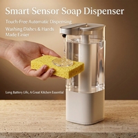 Distributeur automatique de savon liquide intelligent pour la maison, avec capteur infrarouge sans contact, rechargeable par Type-C, en plastique ABS