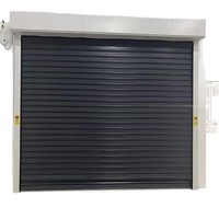 Porte roulante électrique isolée en aluminium de conception moderne pour la maison