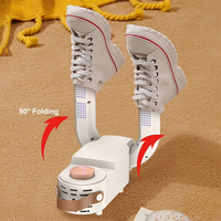 Séchoir à chaussures intelligent pliable avec minuterie, souffleur de chaleur, séchoir à chaussures électrique portable pour hôtel et usage domestique