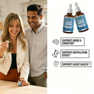 OEM L-Methylfolate B12 Methyl Folate Drops Oral <strong>Liquid</strong> <strong>Vitamins</strong> for Brain &amp; Immune Health for Adults - Product Image 3