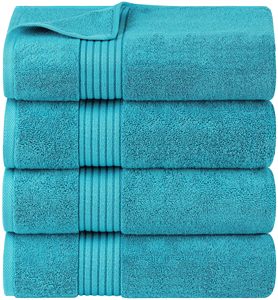 Set <span class=keywords><strong>di</strong></span> <span class=keywords><strong>Asciugamani</strong></span> <span class=keywords><strong>da</strong></span> <span class=keywords><strong>Bagno</strong></span> 100% Cotone 500gsm-800gsm, <span class=keywords><strong>Asciugamani</strong></span> <span class=keywords><strong>di</strong></span> Lusso per Hotel, Asciugatura Rapida, Altamente Assorbenti, Morbidi al Tatto - Product Image 3