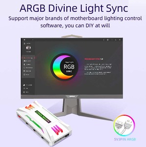 Coolmoon chơi game máy tính <span class=keywords><strong>PC</strong></span> Fan điều khiển từ xa cho <span class=keywords><strong>PC</strong></span> 5V 3pin PWM 4pin <span class=keywords><strong>PC</strong></span> Fan làm mát Fan điều khiển argb điều khiển không dây - Product Image 2