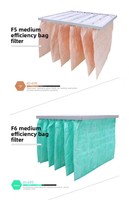 Nouveau filtre à sac polyvalent à efficacité moyenne pour la ventilation des hôpitaux et des salles d'opération