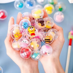Cápsulas de juguete transparentes de 32 mm, huevos sorpresa redondos, mini figuras de animales de dibujos animados, juguetes para máquinas expendedoras infantiles - Product Image 6