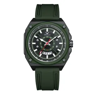 Onola jam tangan kustom pria, arloji sederhana 3 tangan 3856 dengan harga logo, quartz desain trendi untuk pria