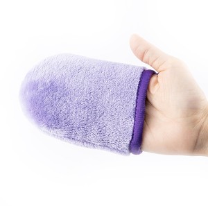 Gants démaquillants en <span class=keywords><strong>microfibre</strong></span> Serviette nettoyante pour le visage Mitaines Spa - Product Image 4