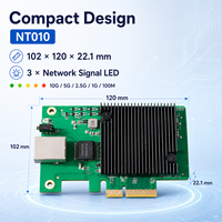 Tarjeta de red Ethernet PCIe 3,0 X4 a 10G, adaptador AQC113C RJ45, NIC de 10Gbps para servidor de escritorio, estación de trabajo, perfil bajo