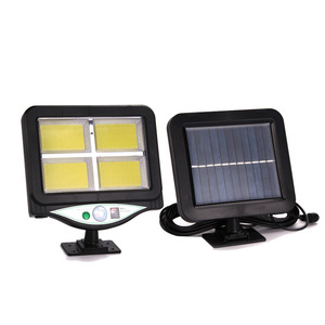 Solar Garden <b>Light</b> 128COB LED Wall Mount With <b>Motion</b> Sensor Outdoor Waterproof Solar Powered <b>Light</b> - Product Image 1