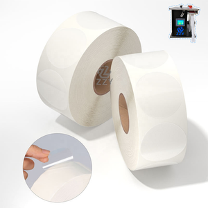 สติกเกอร์ซีลใสแบบแผ่นกลม ป้องกันการแกะ ฉีกขาด หรือเปลี่ยนแปลง  สำหรับบรรจุภัณฑ์อาหาร เครื่องดื่ม และเครื่องสำอาง - Product Image 1