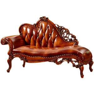 Color High End Chaise <strong>Sofa</strong>, Furniture Chaise Lounge <strong>Red</strong> Home Furniture Antique <strong>Corner</strong> <strong>Sofa</strong> Living Room <strong>Sofa</strong> Tufted Wood,wood - Product Image 4