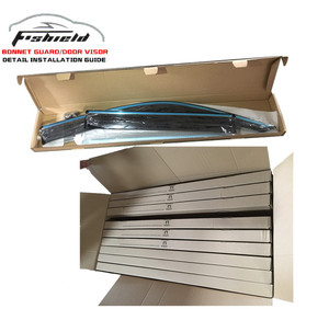For Tiida Window Visors Door Visor Sun Rain Guard 2.2mm Thickness <strong>Tape</strong> on With <strong>Chrome</strong> 4pcs HB/SD 06-10 - Product Image 6