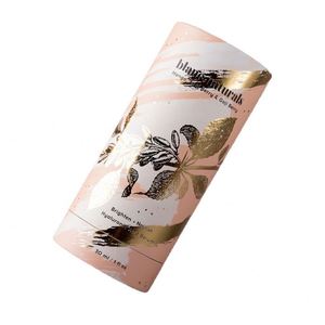 Cylindrical <b>Bronzing</b> Essential Oil Perfume Paper Tube Custom Sustainable Eco Friendly Cosmetics Paper Tube Packaging - Product Image 5
