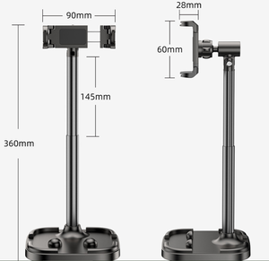 Supporto per cellulare con regolazione dell'altezza sul desktop, strumento multifunzionale per fotografia, video e visione della televisione - Product Image 4