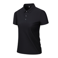 Kaos Polo Golf Polos Berkualitas Tinggi dengan Logo Bordir Custom Unisex, Bahan Spandex, Custom Bisnis, Kaos Polo Pria