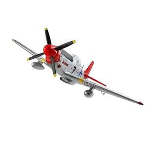 Avion RC en mousse EPP 2023 SJY-A280 P51 2.4G avec moteur brushless, gyroscope 3D 6G, cascades, télécommande LED 4 canaux - Product Image 1