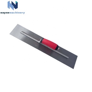 Truelle à béton professionnelle de haute qualité 508 mm en acier au carbone <span class=keywords><strong>rivet</strong></span>é, manche TPR, outils de finition de béton de qualité industrielle - Product Image 1