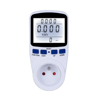 Moniteur de consommation électrique USA 110V/120V, grand écran 60Hz, avec prise, surveillance de la consommation, surtension et sous-tension réglables