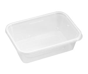 Contenedor de Alimentos de PP Apto para Microondas, Rectangular, para Restaurante, Comida para Llevar, Marca Tiya, Capacidad de 500 ml, Grado Alimenticio - Product Image 2
