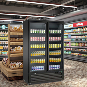 <span class=keywords><strong>Refrigerador</strong></span> de exhibición de bebidas con 3 puertas de vidrio, <span class=keywords><strong>refrigerador</strong></span> de enfriamiento de ventilador vertical comercial para supermercado, tienda de conveniencia y tienda - Product Image 5