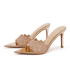 Youth Elegance Bright Colors Women's Summer Temperament <b>Sandals</b> Open Back Pointed Ankle Straps Outdoor <b>Sandals</b> with Heels - Product Image 5