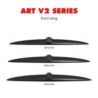 Seri baru seni V2 Hidrofoil sayap depan dapat dipertukarkan kinerja tinggi serat karbon depan sayap Aksesori berselancar Wingfoil air