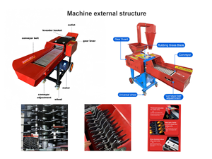 Machine à couper le foin et à broyer le diesel <span class=keywords><strong>Yamada</strong></span> Blades Grass Electric Motor Animal Feed Chaff Cutter Machine avec moteur diesel - Product Image 2