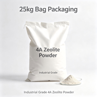 Poudre de zéolite 4A pour lessive sans phosphate, échangeur d'ions calcium-magnésium