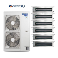 Sistem AC Central Multi Split Tipe Gree 220V 60HZ Dual 2 3 4 Zone Ton HP VRF VRV Inverter