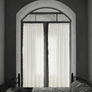 Nuovi Arrivi: Tende in Voile Bianco Retrò <span class=keywords><strong>con</strong></span> Ricami in Pizzo per Soggiorno - Product Image 2