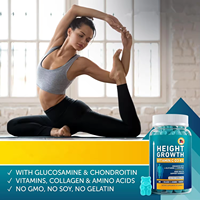 Oazvita OEM/ODM Marque distributeur Fourniture d'usine de produits de santé Gommes de croissance pour héritiers Calcium pour adultes et enfants