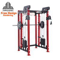 Equipo de Gimnasio Multifuncional Comercial de Tipo Avanzado, Máquina de Entrenamiento Funcional Integrada Dezhou Fitness Smith para Entrenamiento