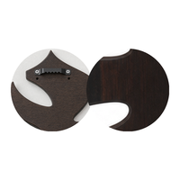 Étagère murale en bois naturel en forme de feuille de Monstera, décoration murale bohème pour plantes, vente en gros personnalisée OEM, étagère murale en forme de feuille de Monstera