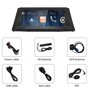 HFMidia Qualcomm Snapdragon 680 Android16 8GB 256GB 8.8 pouces pour BMW X5 E70 X6 E71 Voiture CarPlay AUTO GPS NAVI - Product Image 6