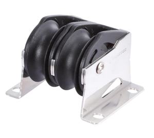 <span class=keywords><strong>Poulie</strong></span> de corde marine en acier inoxydable à trois roues de <span class=keywords><strong>haute</strong></span> qualité <span class=keywords><strong>poulie</strong></span> à coque métallique en plastique mini bloc de <span class=keywords><strong>poulie</strong></span> équipement de cordage - Product Image 5