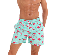 Short de plage personnalisé pour hommes Short de surf à taille élastique pour les loisirs Couleur unie Décontracté Teint en couleur magique Couleurs pour impression