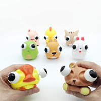 Nouveau Jouet Anti-Stress à Presser en Peluche Animaux Mignons et Éblouissants, Figurine Décorative pour la Décompression, Vente en Gros