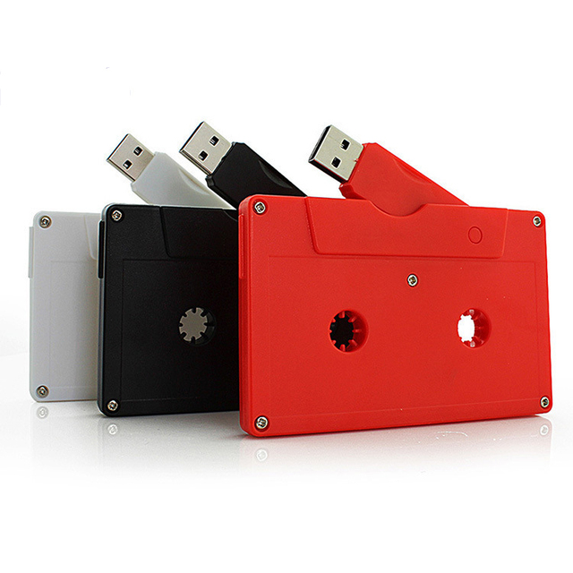 Usb Cards Plastic Usb Stick case Cassette Tape Usb Flash Drive
