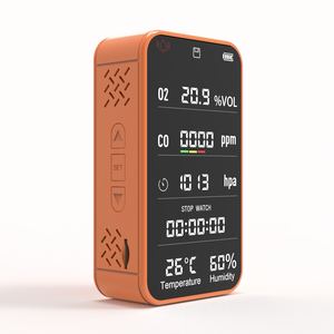 8 में 1 रिचार्जेबल गैस डिटेक्टर पोर्टेबल कार्बन मोनोऑक्साइड मॉनिटर ओ 2 मीटर ऑक्सीजन स्टॉप को एसडी कार्ड के साथ थर्मो-हाइग्रोमीटर - Product Image 5