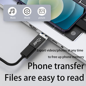 Venta al por mayor OEM portátil tipo C hembra a USB a macho adaptador Usb 3,1 convertidor 5Gbps conector de transferencia de datos para película de música HD - Product Image 4