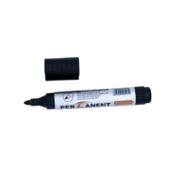 Fenlot 4 pièces ensemble stylo marqueur permanent à alcool non toxique couleur internationale étanche fournitures de bureau promotionnelles en plastique