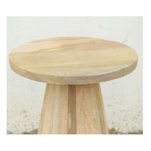 Table d'appoint en bois de style traditionnel avec cadre en bois et plateau en bois décoratif écologique pour le salon - Product Image 3