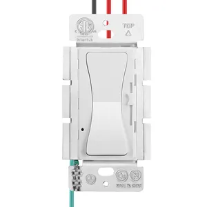 Interrupteur mural Led variateur Triac électrique, variateur 0-10V, lumière à intensité réglable, 300W