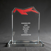 Neelpure 186482 - Premio de Escritorio de Cristal con Diseño Creativo Único y Personalizado para la Industria de la Construcción