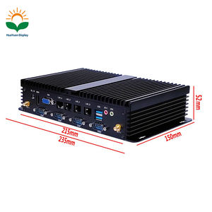 มินิพีซี Haswell-U Broadwell-U Intel HD Graphics พร้อมพอร์ต USB 7 ช่อง, COM <span class=keywords><strong>2</strong></span> ช่อง, RJ45 1 ช่อง, Giga LAN 6 ช่อง, HD-MI, VGA, ไฟร์วอลล์ในตัว, มินิพีซีสำหรับอุตสาหกรรม - Product Image 5