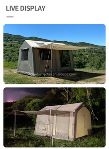 Camping familial de luxe, imperméable et coupe-vent, 2 chambres, grand hôtel, villas, tente de camping portable - Product Image 4
